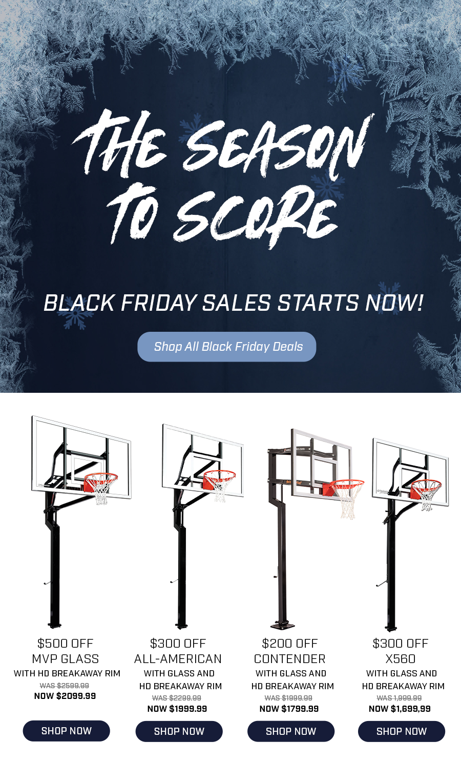 goalsetter instagram post for black friday with hoops